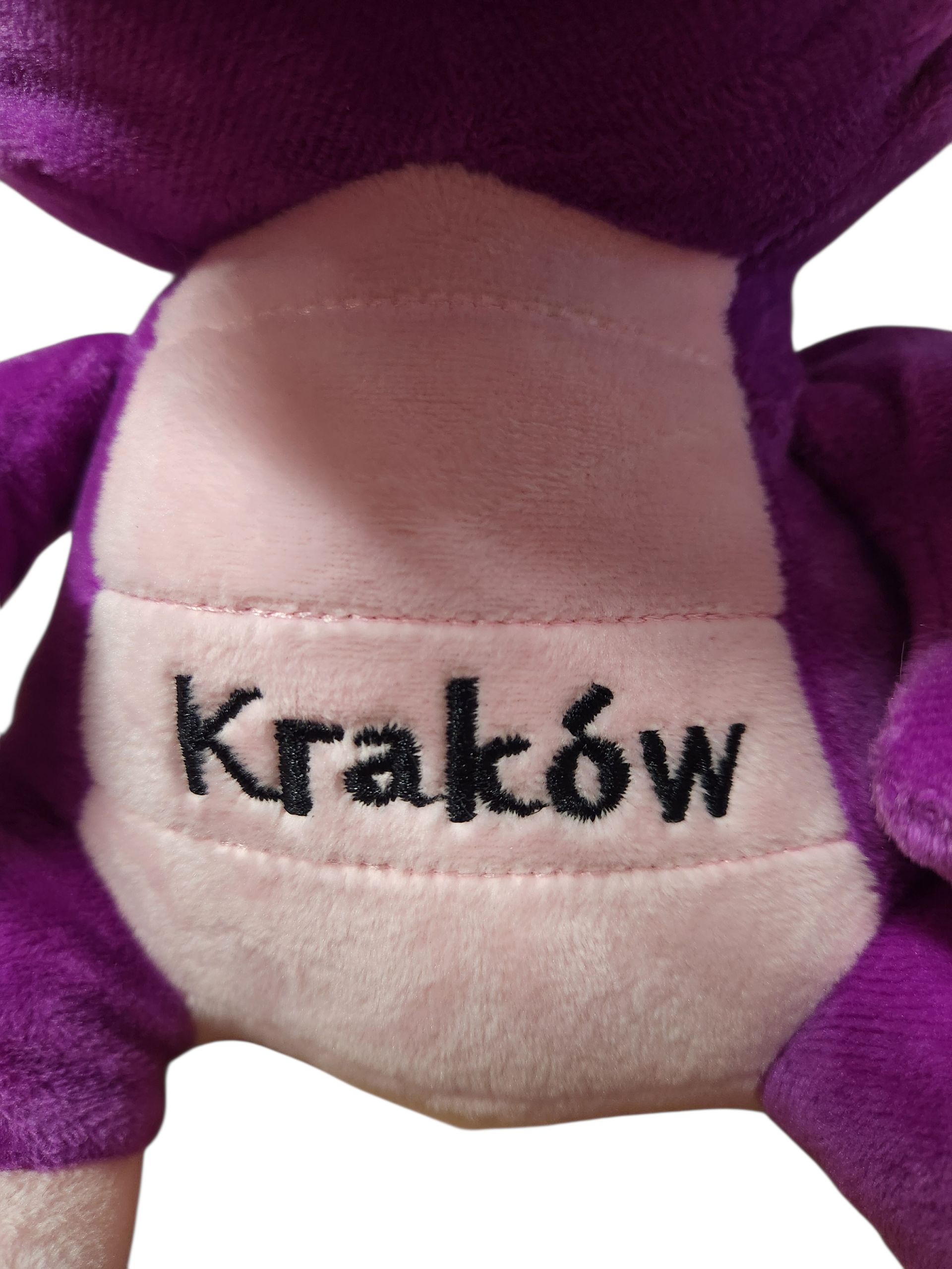 Large Poland Folk Krakow Wawel Dragon Plush Toy, Purple 12"