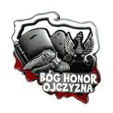 Poland's Contours & Bog Honor Ojczyzna Metal Magnet