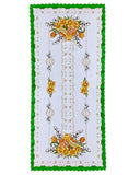 Polish Traditional Easter Eggs with Pussy Willows Table Runner 39"x20"