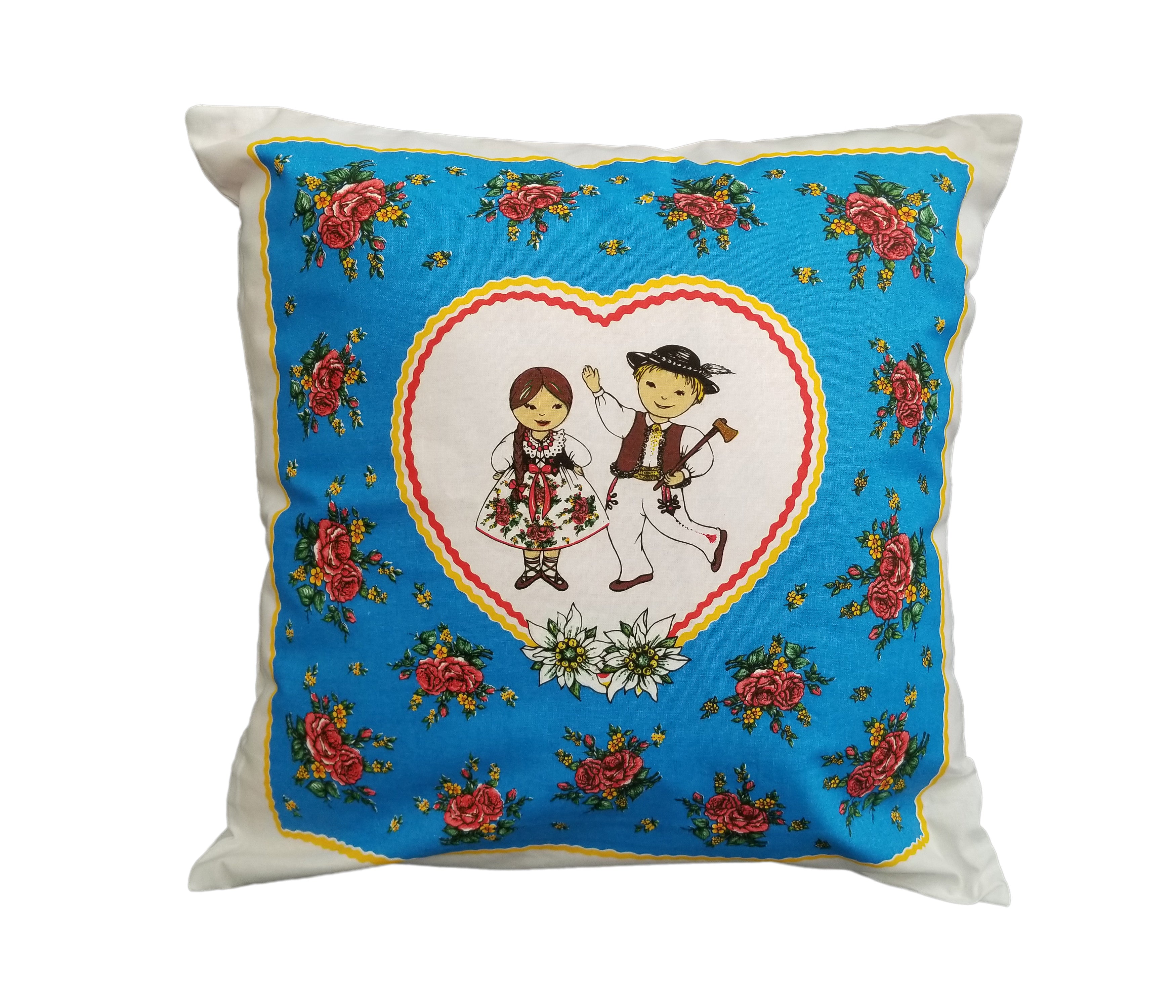 Polish Highlanders Folk Art Accent Pillow Case