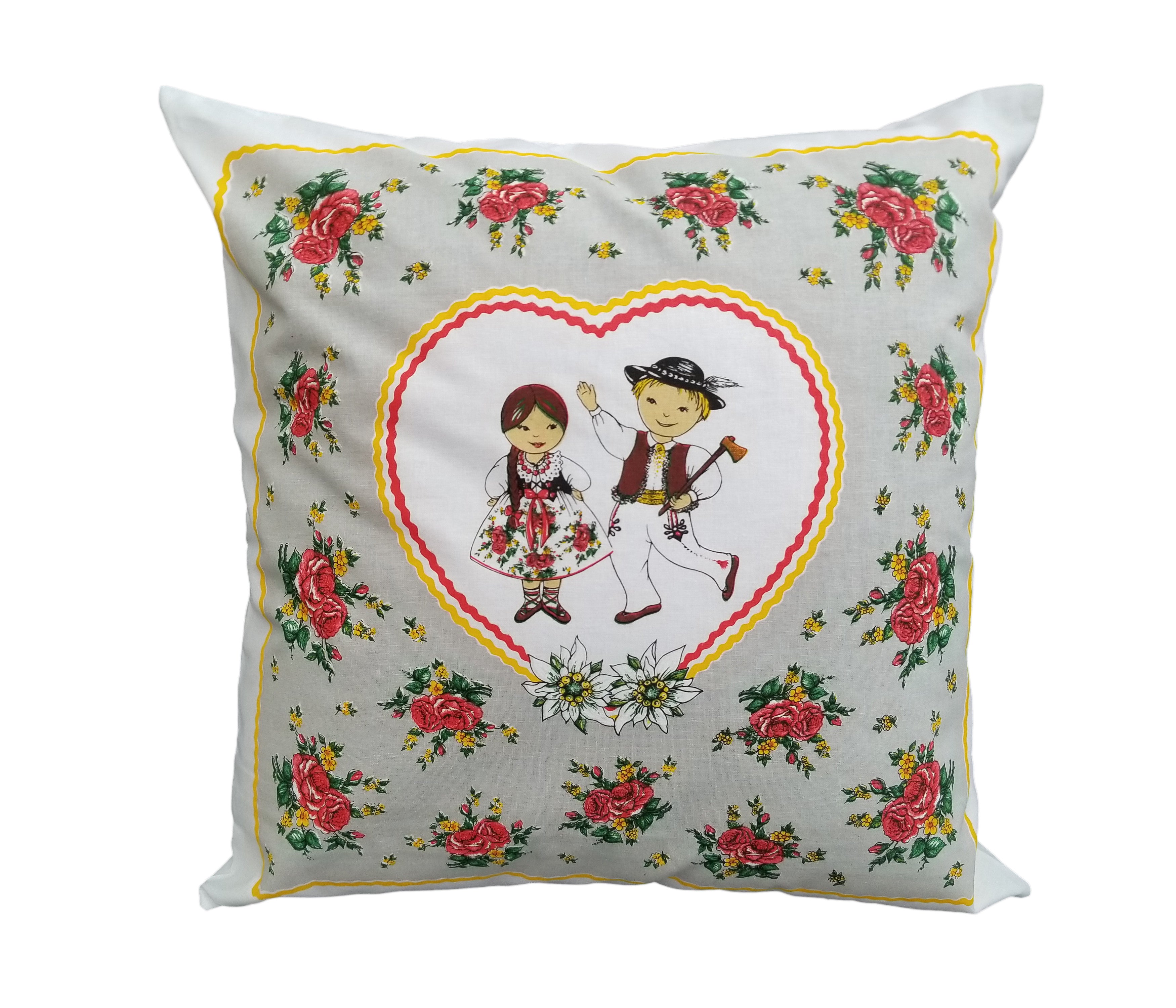 Polish Highlanders Folk Art Accent Pillow Case