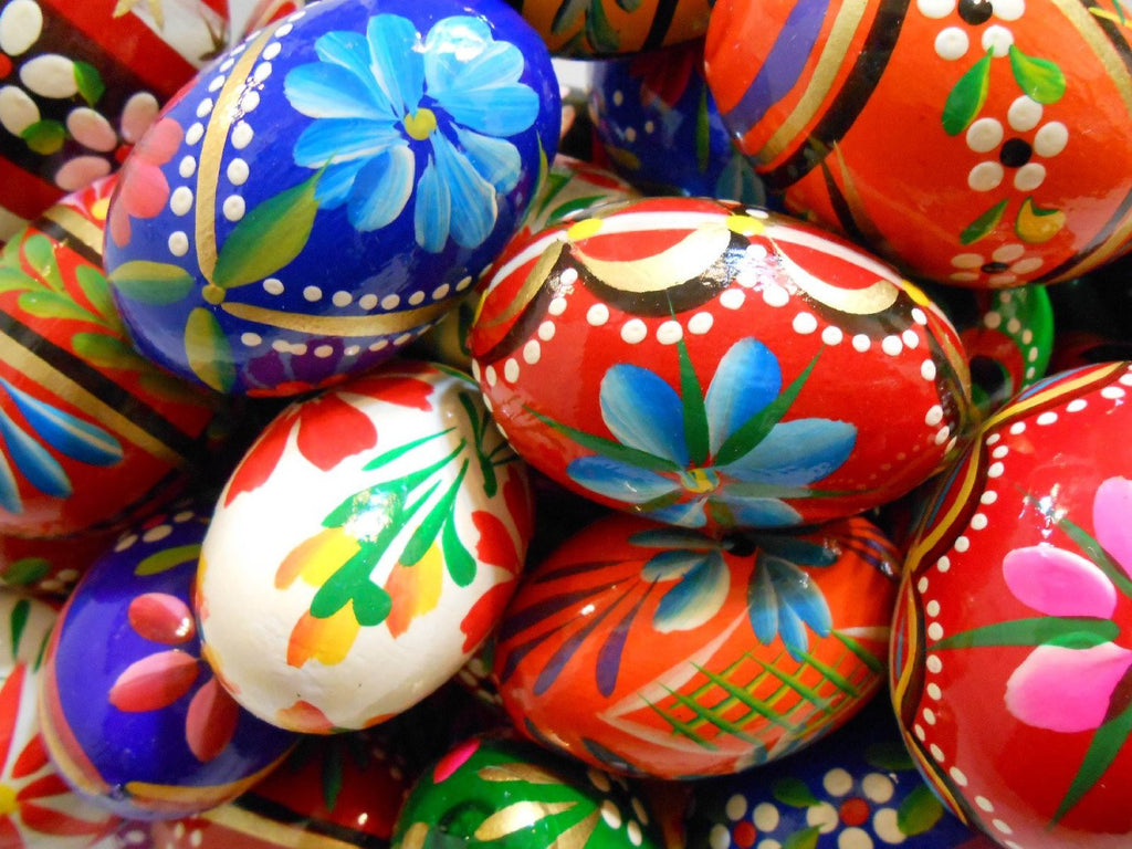 Wooden Easter Eggs 
