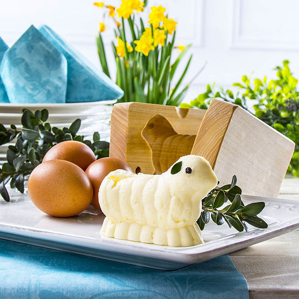 Traditional Easter Wooden Butter Lamb Mold, Small โ Taste of Poland