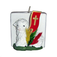 Polish Traditional Easter Lamb (Baranek Wielkanocny), Candle Holder 2.5