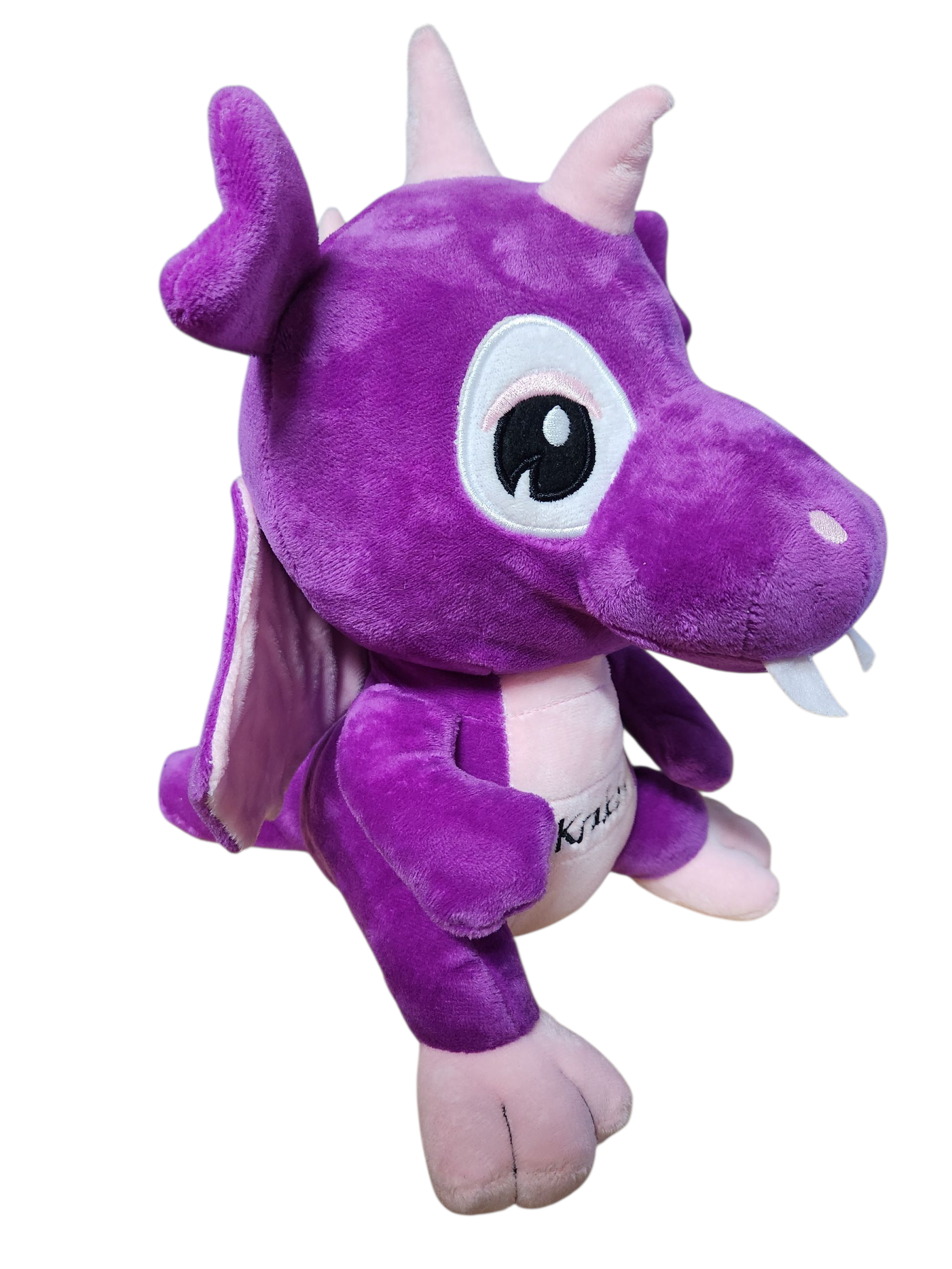 Large Poland Krakow Wawel Dragon Plush Toy, Purple 12"