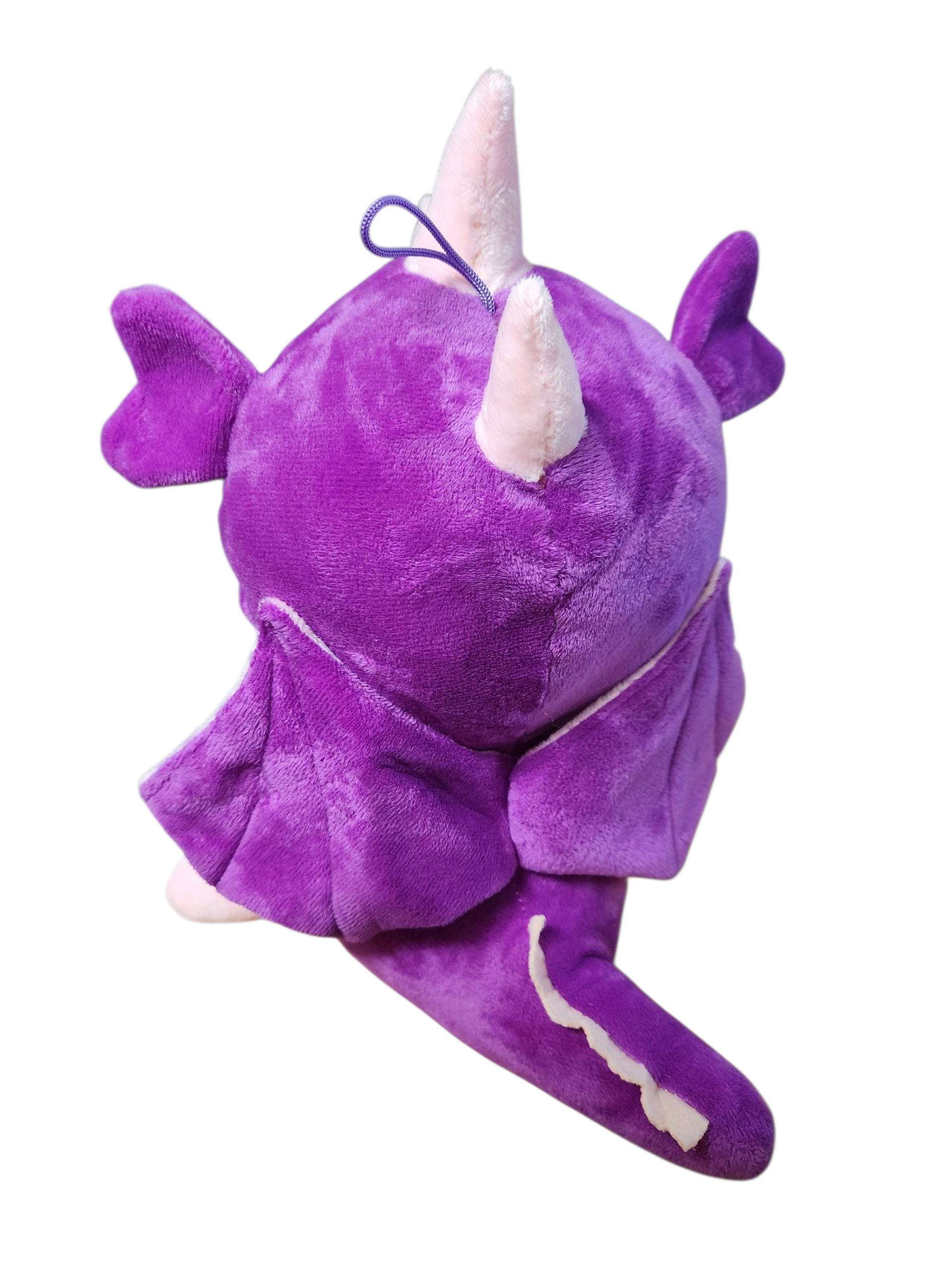 Large Poland Krakow Wawel Dragon Plush Toy, Purple 12"