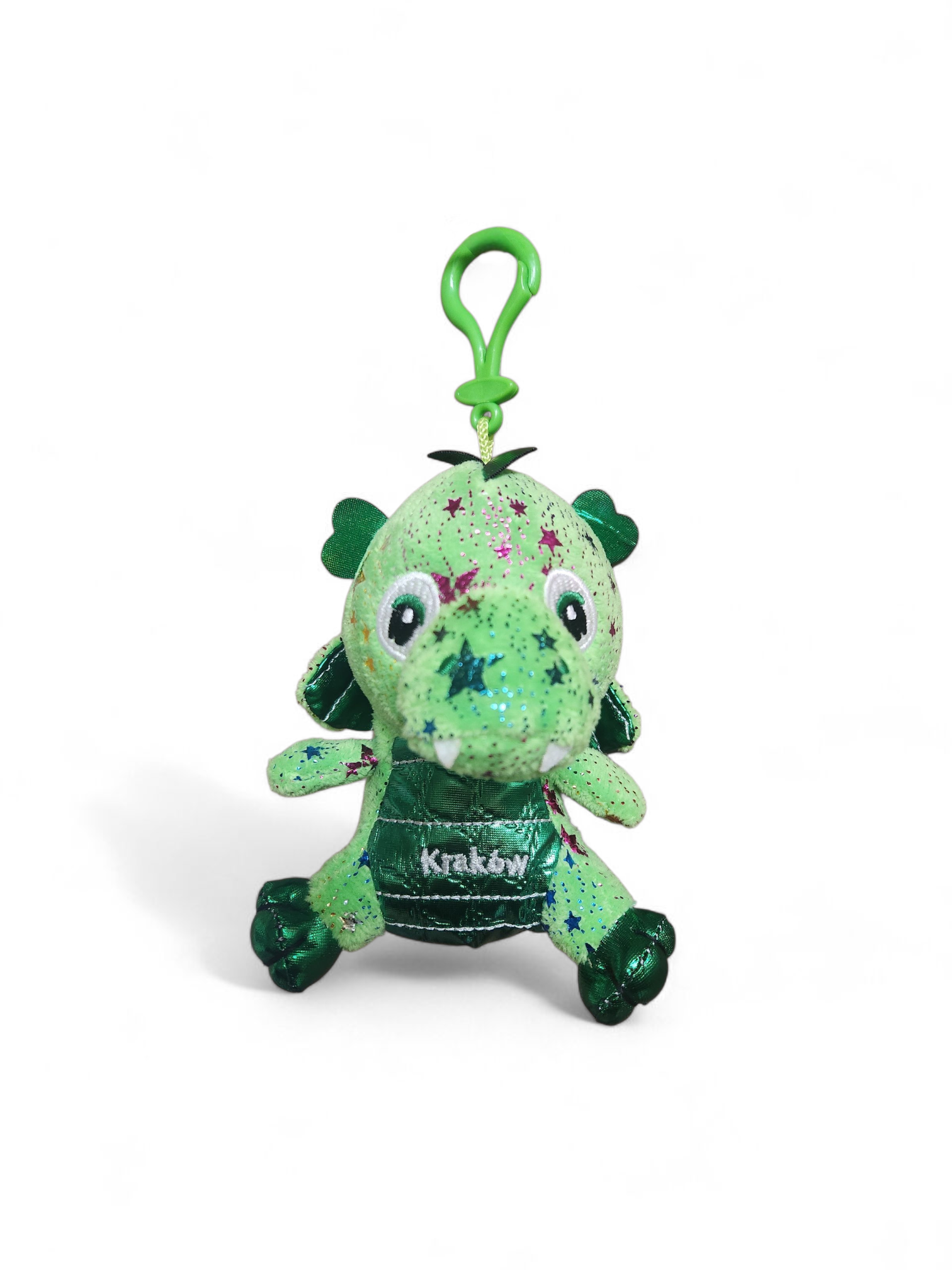 Mini Poland Krakow Wawel Dragon Plush Toy, Green 5"
