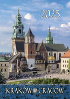 2025 Polska Poland KRAKOW Landscape Wall Calendar (Bilingual)