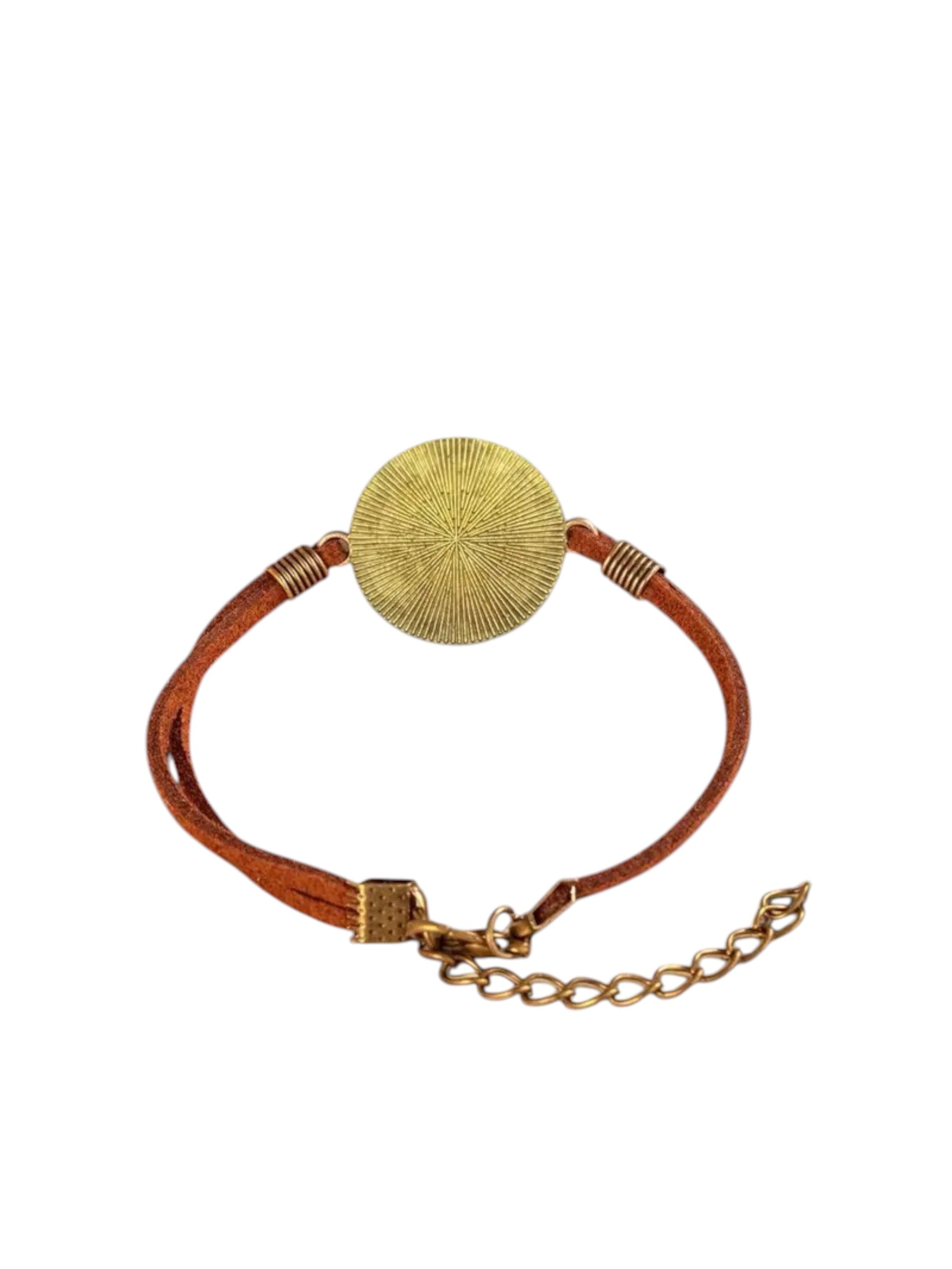 Polish Folk Art Faux Leather Bracelet (Lowicz Rooster)