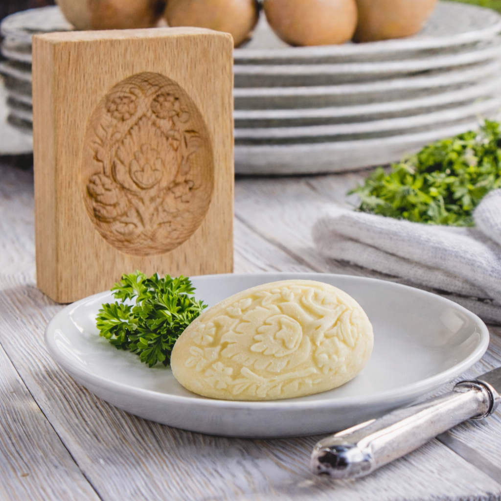 Traditional Easter Wooden Folk Egg PISANKA Butter Mold