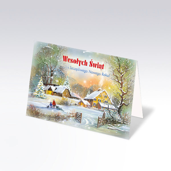 Mixed Polish Christmas Greeting Cards, Set of 6