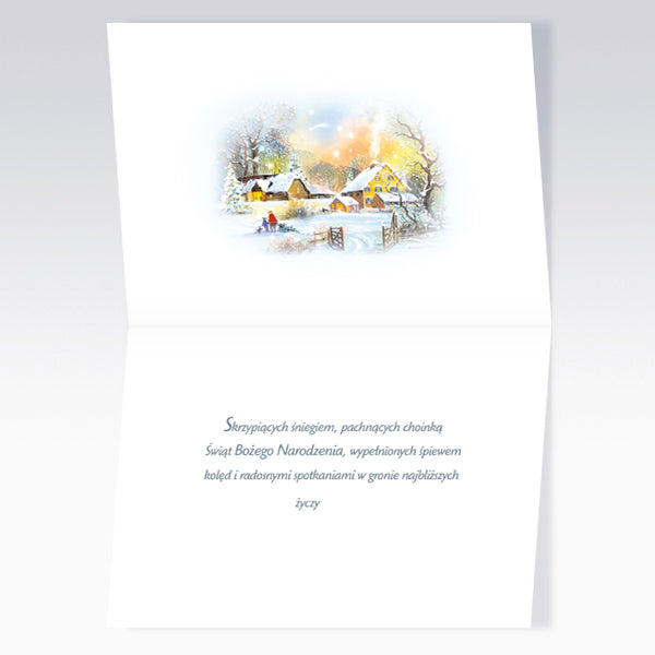 Mixed Polish Christmas Greeting Cards, Set of 6