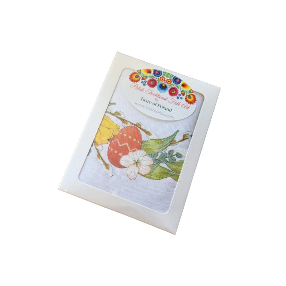 Polish Traditional Eggs & Tulips Doily