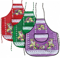 Polish Floral Kitchen Apron (Pansies Flowers)