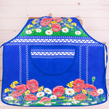 Polish Floral Kitchen Apron (Poppies Wildflowers)