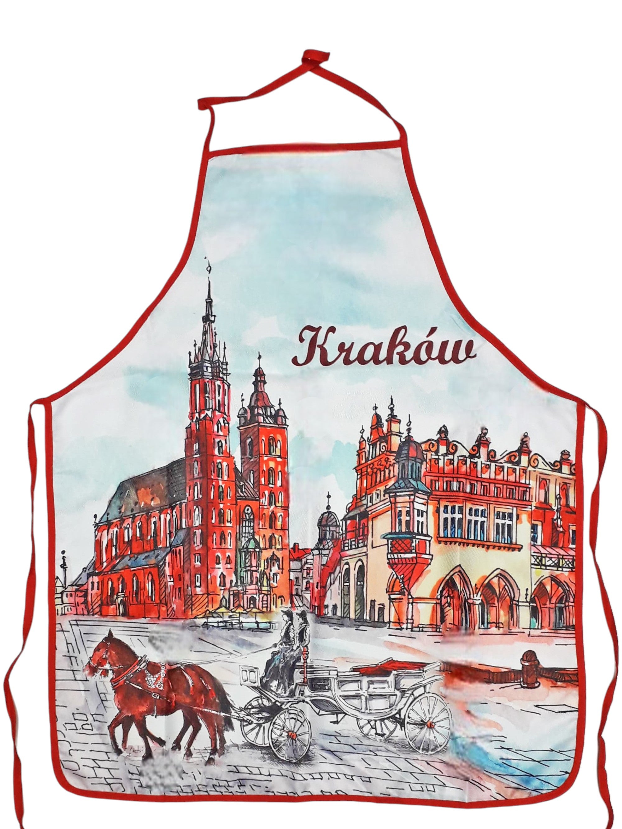 Poland Krakow Main Market Square Kitchen Apron