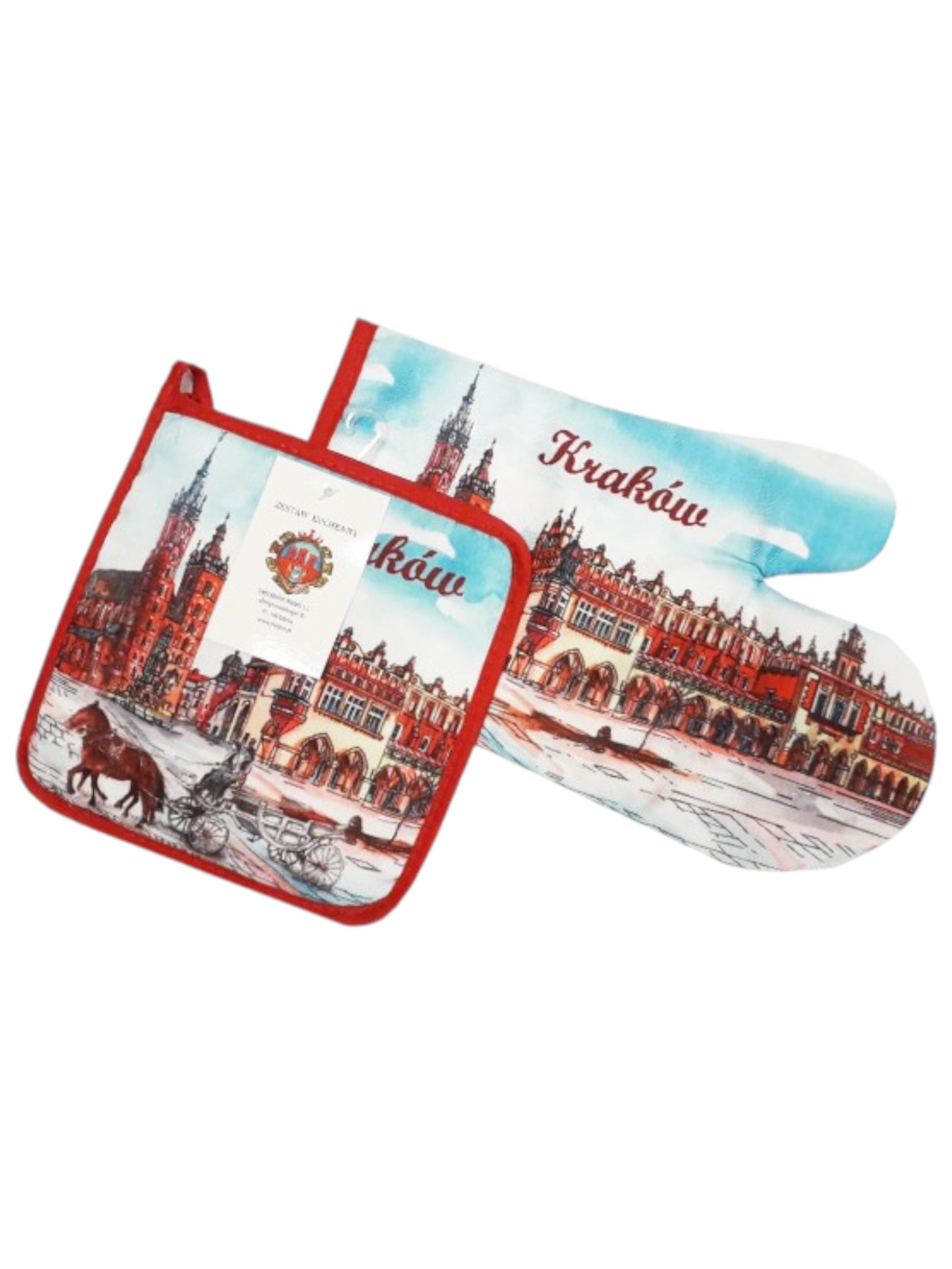 Poland Krakow Main Market Square Oven Mitt & Pot Holder
