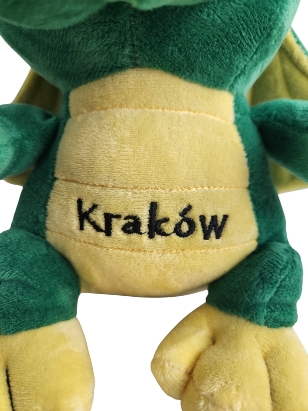 Large Poland Krakow Wawel Dragon Plush Toy, Green 12"
