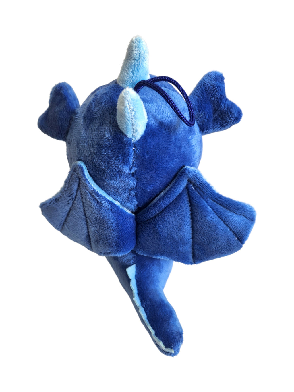 Small Poland Krakow Wawel Dragon Plush Toy, Blue 8"