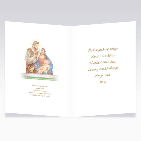 Mixed Polish Christmas Greeting Cards, Set of 6