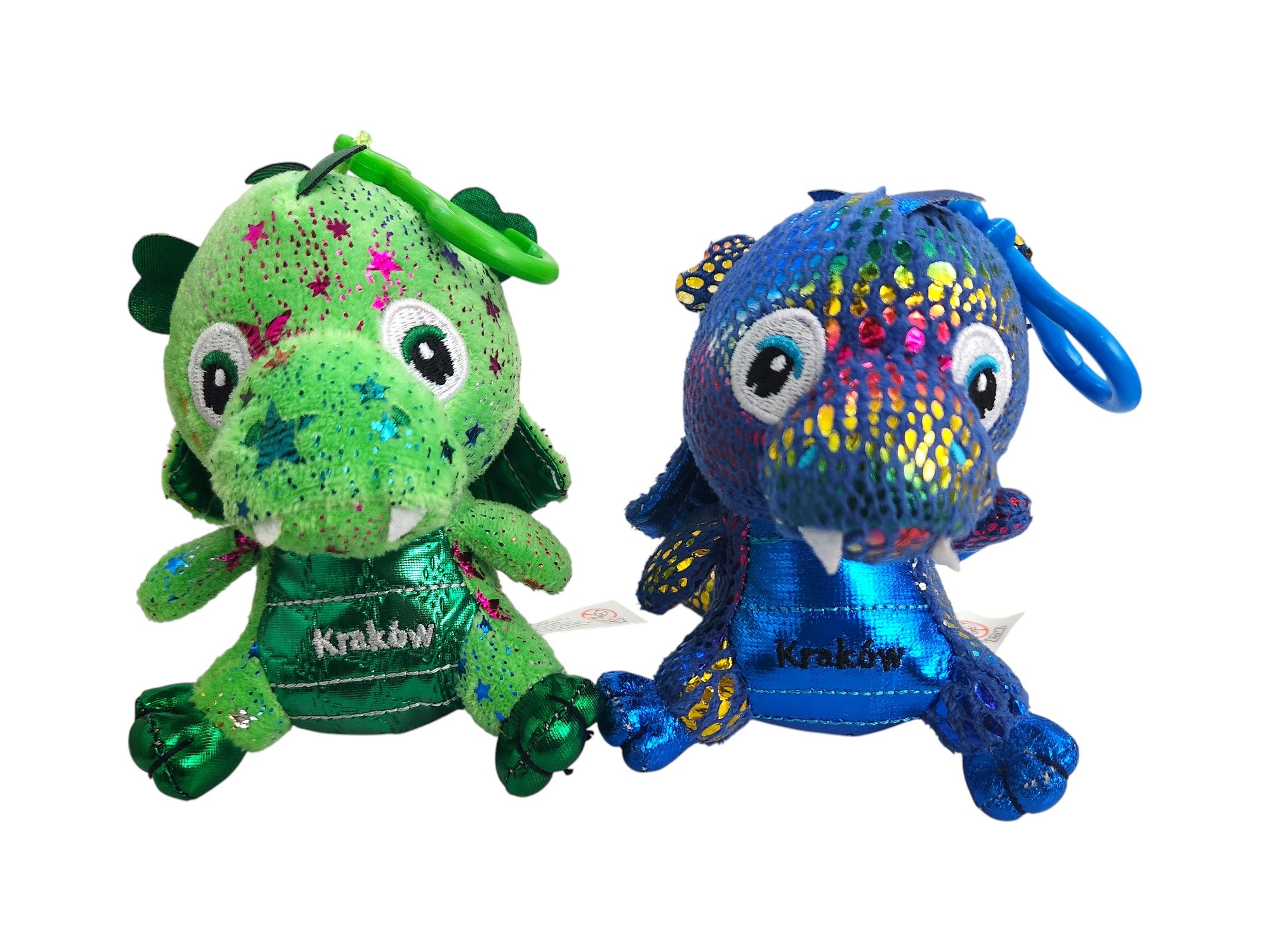 Mini Poland Krakow Wawel Dragon Plush Toy, Green 5"