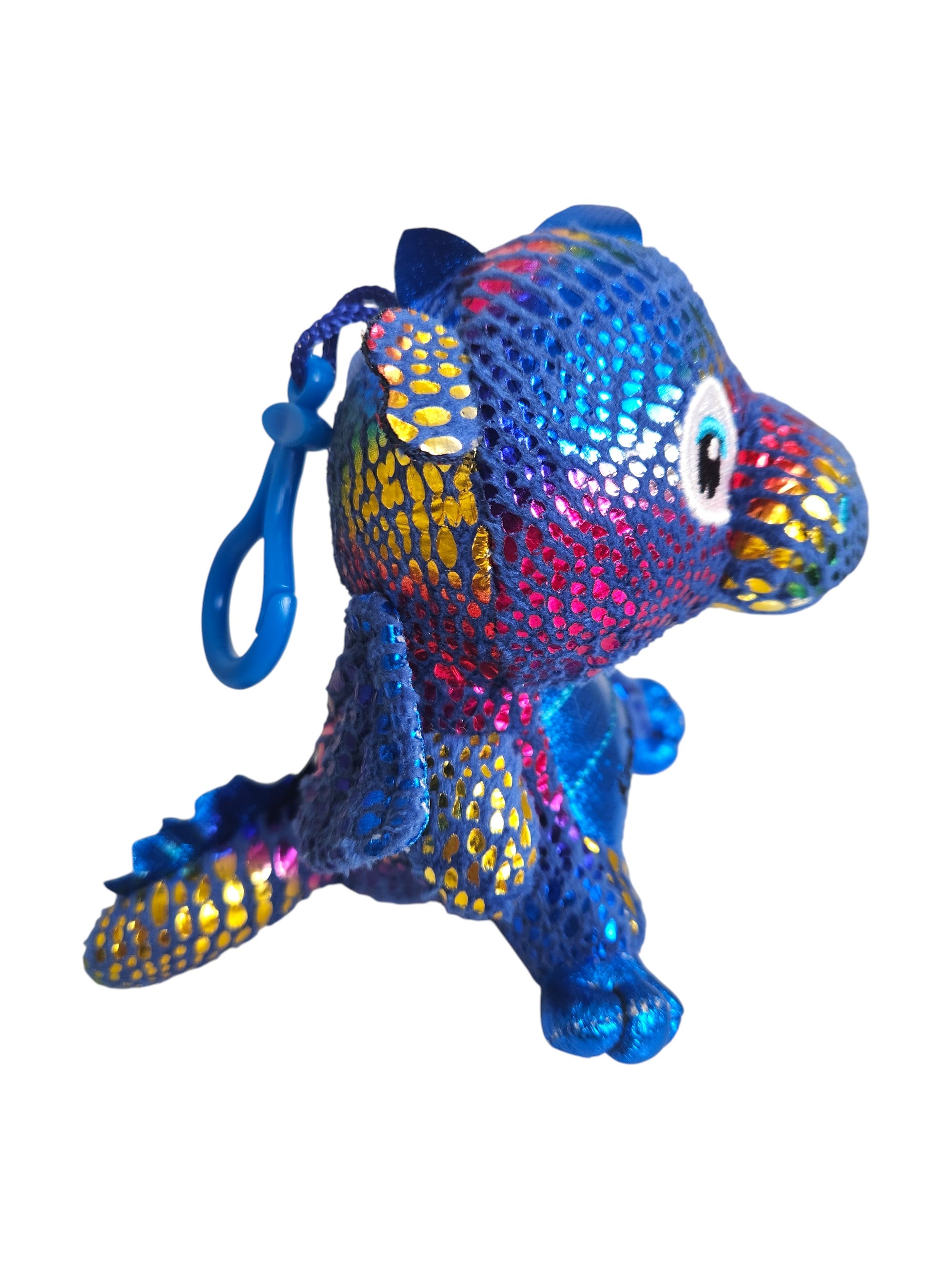 Mini Poland Krakow Wawel Dragon Plush Toy, Blue 5"