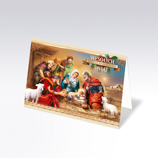 Religious Polish Christmas Greeting Cards, Set of 6