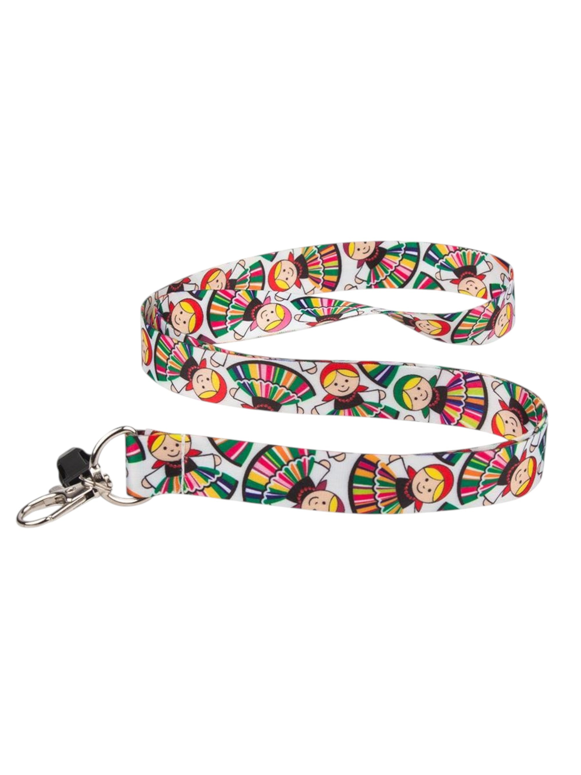 Polish Folk Art Neck Strap Lanyard (Lowiczanka)