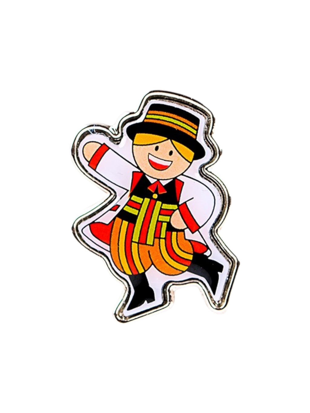 Polish Folk Art Lapel Pin (Lowicz Male)