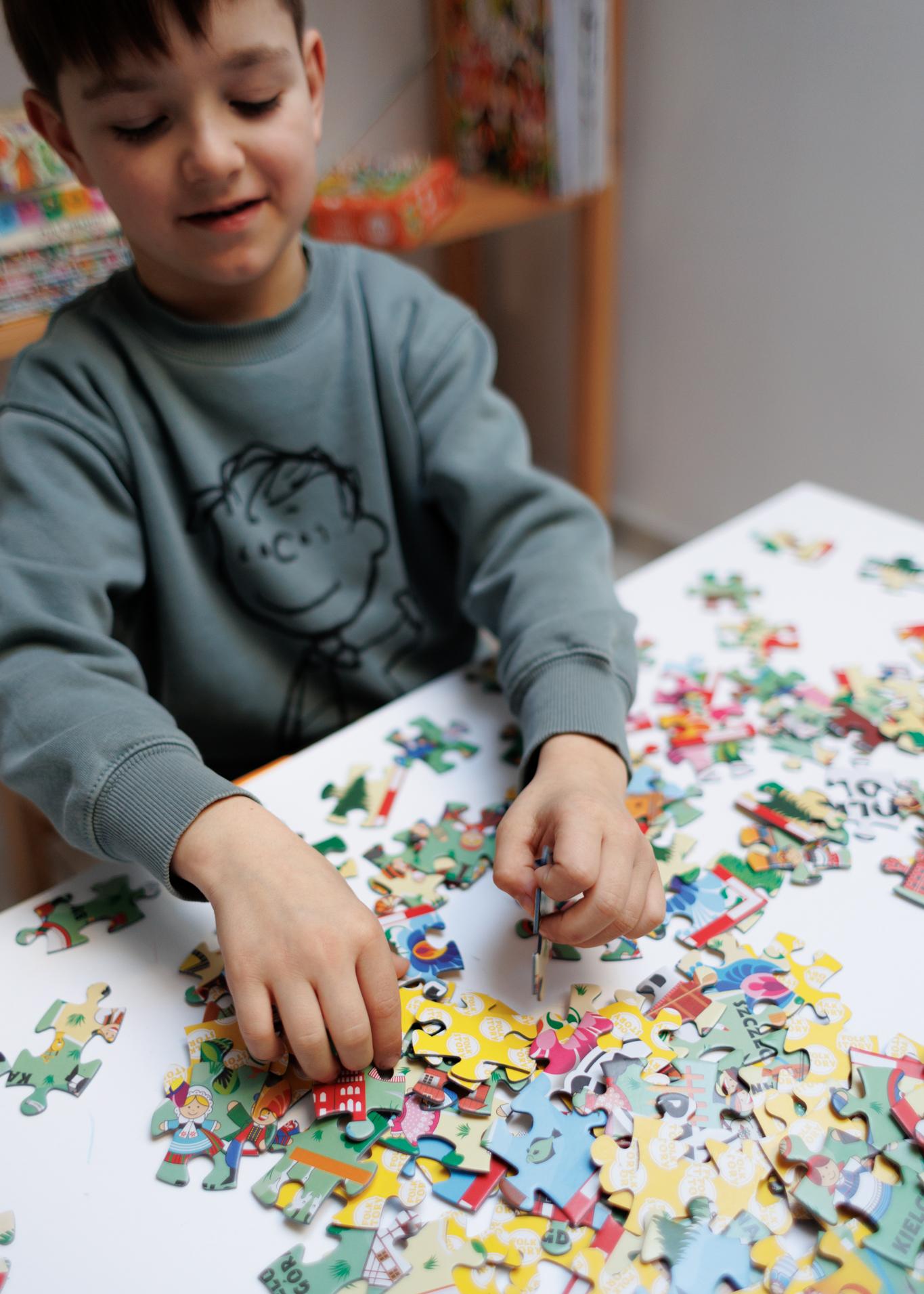 Polish Folk Art Educational Puzzles Map of Poland