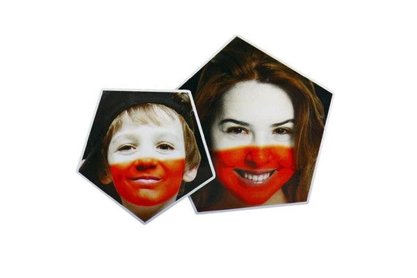 Polska Poland White and Red Flag Face Paint Palette
