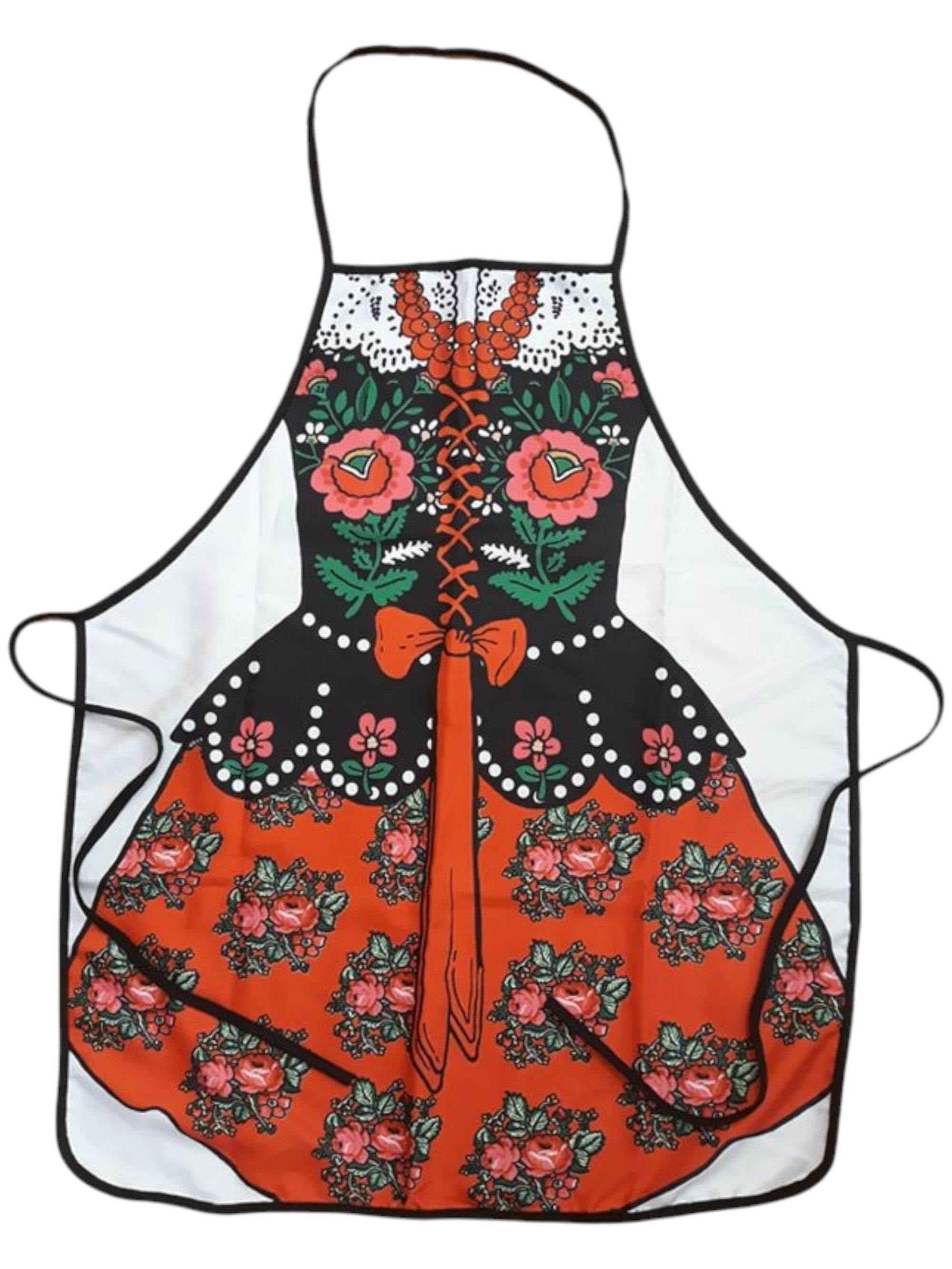 Polish Highlander (Goralka) Folk Art Costume Kitchen Apron