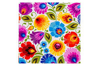 Polish Folk Art Luncheon Napkins, Set of 40 White - Taste of Poland
 - 1