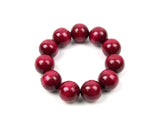 FolkFashion Wooden Bead Necklace and Bracelet Set - Cherry - Taste of Poland
 - 3