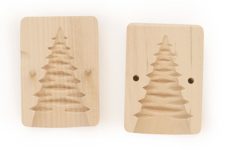 Traditional Christmas Tree Wooden Butter Mold - Taste of Poland
