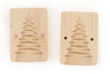 Traditional Christmas Tree Wooden Butter Mold - Taste of Poland
