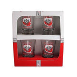 Polish Eagle Poland Shot Glasses, Set of 4 (Map) - Taste of Poland
