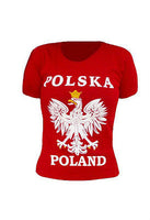 Womens Polska Poland White Eagle T-Shirt - Taste of Poland
 - 1