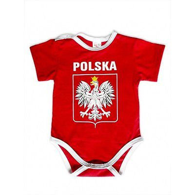 Polska Eagle Crest Toddler's Baby Bodysuit One-Piece Rompers