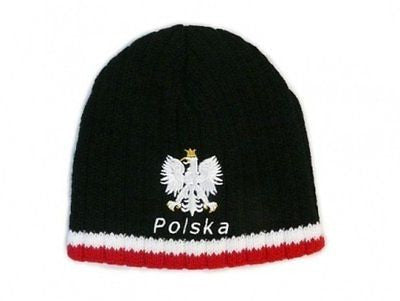 Knitted Polska Winter Hat with White Eagle - Taste of Poland
 - 1