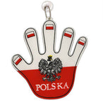Polska Eagle Car Window Hanger Cheering Mitt - Taste of Poland
 - 1