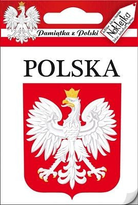Sticker - POLSKA Eagle Crest - Taste of Poland
