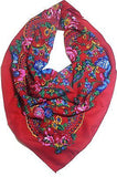 Traditional Polish Folk Head Scarf - Red - Taste of Poland
 - 1