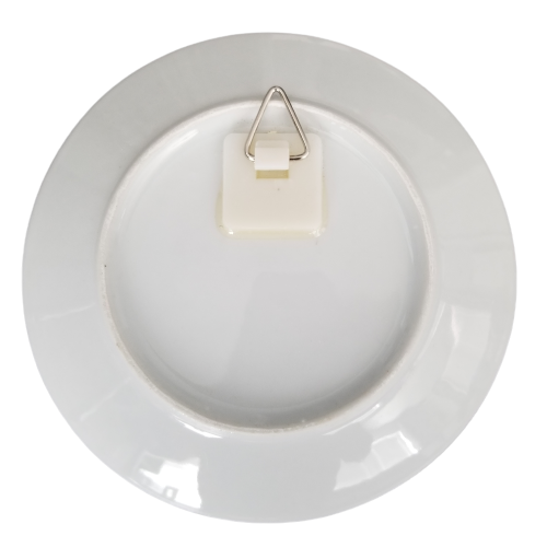 Polish Folk Art Roosters Ceramic Polska Decorative Plate, 5"