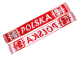 Poland Soccer Fan Accessory Set: Scarf, Hat, Trumpet, Hand - Taste of Poland
 - 2