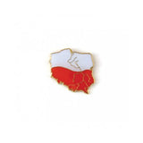 Polish Flag Contour - Lapel Pin - Taste of Poland
