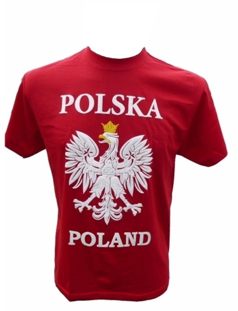 Mens Polska Poland White Eagle T-Shirt - Taste of Poland
 - 1