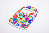 Polish White Lowicz Folk Art Baby Bib - Taste of Poland
 - 2