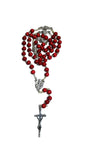 John Paul II Rose Scented Wooden Rosary Prayer Beads