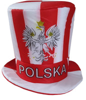 Polska Eagle Sport Soccer Fan Cylinder Hat - Taste of Poland
